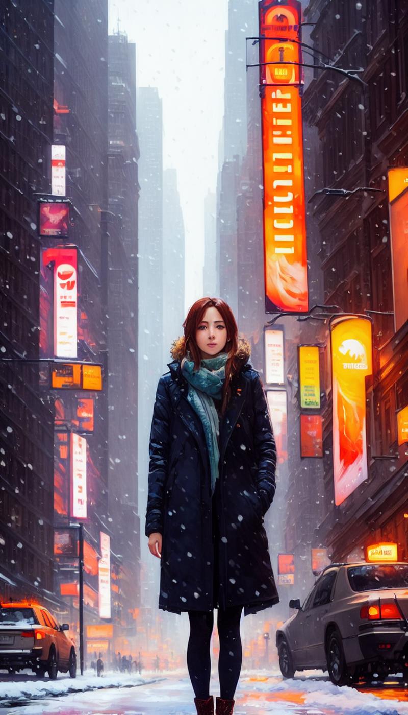 03410-467830653-New York City  in winter in Style by Style-Autumn, a woman by agnes cecile, luminous design, pastel colours, ink drips, autumn l.png